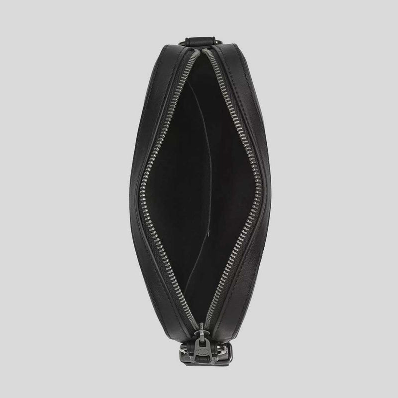 COACH Houston Flight Bag In Signature Canvas Charcoal/Black CZ398
