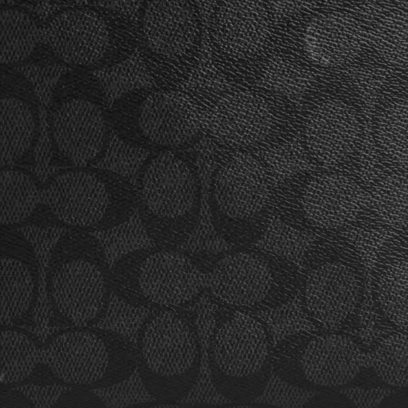 COACH Houston Flight Bag In Signature Canvas Charcoal/Black CZ398