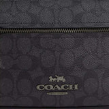 COACH Elias Crossbody In Signature Canvas Charcoal/Black CZ401