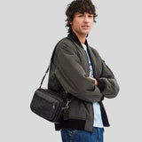 COACH Elias Crossbody In Signature Canvas Charcoal/Black CZ401