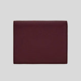 FERRAGAMO Gancini Compact Wallet Plum 789858
