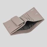 FERRAGAMO Gancini Compact Wallet Warm Taupe 795489