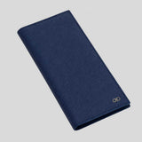 FERRAGAMO Gancini Organizer Wallet New Navy 793789