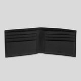 FERRAGAMO Monogram Men's Bifold Wallet Black/Grey 780328