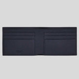 FERRAGAMO Monogram Men's Bifold Wallet Dark Blue Navy/Black 791191