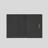 FERRAGAMO Gancini Leather Card Holder Nero Black 781793