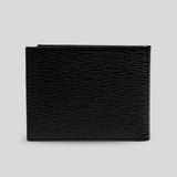 FERRAGAMO Gancini Men's Bifold Wallet Black/Dark Rain 733314