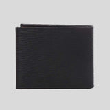 FERRAGAMO Gancini Men's Leather Bifold Wallet Black/Red 685978