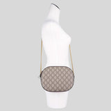 GUCCI GG Supreme Canvas Small Crossbody Bag Brown 779784