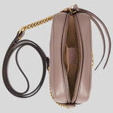 GUCCI GG Marmont Matelassé Mini Bag Dusty Rose 448065