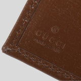 GUCCI GG Supreme Interlocking G Wallet With Coin Compartment  Brown 673000