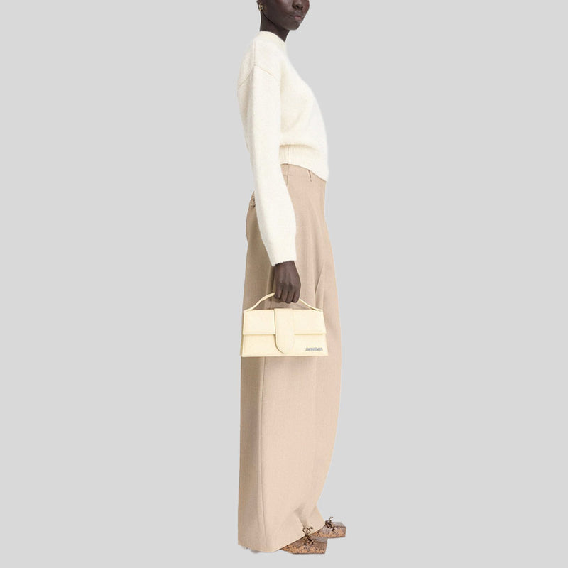 JACQUEMUS The Grand Bambino Crossbody Handbag Ivory 213BA007