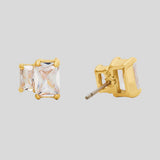KATE SPADE Glitz Studs Clear/Gold KN138