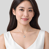 KATE SPADE You're A Gem Flower Pendant Clear/Silver KO965