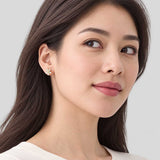 KATE SPADE You're A Gem Flower Studs Clear/Gold KO969