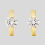 KATE SPADE You're A Gem Huggies Clear/Gold KO973