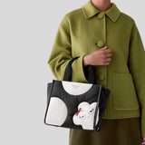 KATE SPADE Kip Monsters Small Tote Bag Black Multi KP357