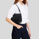 KATE SPADE Hudson Convertible Shoulder Bag Black KF860