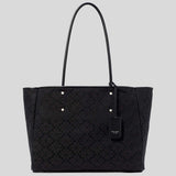 KATE SPADE Spade Flower Jacquard Large Everything Tote Black Multi KK609