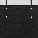 KATE SPADE Spade Flower Jacquard Large Everything Tote Black Multi KK609