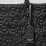 KATE SPADE Tilly Quilted Large Tote Bag Black KK807