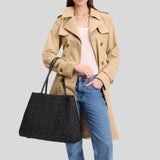 KATE SPADE Tilly Quilted Large Tote Bag Black KK807