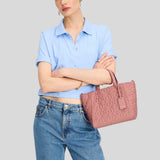 KATE SPADE Tilly Quilted Small Tote Bag Cosmetic Pink KK810