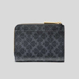 KATE SPADE Spade Flower Small L-zip Wallet Black KK894