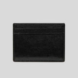 KATE SPADE Bridget Crinkle Patent Small Slim Card Holder Black KM552