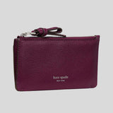 KATE SPADE Loop Zip Card Case Purple Agate KN335