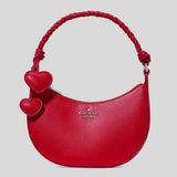KATE SPADE Nova Braided Strap Shoulder Bag Cherry Rouge KN610