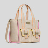 KATE SPADE Kip Cargo Small Tote Bag Rainbow Multi KN654