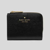 KATE SPADE Small L-Zip Wallet Black KN767