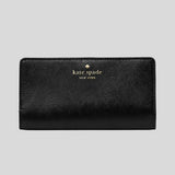 KATE SPADE Large Slim Bifold Wallet Black KN777