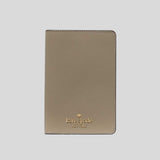 KATE SPADE Saffiano Leather Passport Holder Oyster Shell KN778