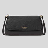 KATE SPADE Sutton Mini Flap Crossbody Bag Black KO122