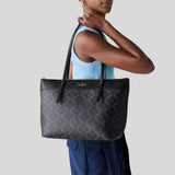 KATE SPADE All Day Spade Flower Tote Bag Black KO142