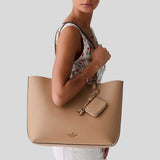 KATE SPADE Tessa Tote Bag With Charm Light Fawn KO464