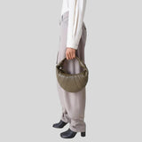 LEMAIRE Mini Fortune Croissant Bag Soft Nappa Leather Dark Khaki BG0125LL095