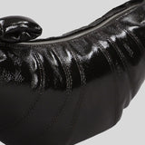 LEMAIRE Small Croissant Bag Coated Cotton Truffle BG0003LF1329