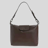 LONGCHAMP Le Pliage Extra M Leather Hobo Moka 10189987