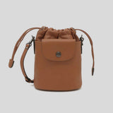 LONGCHAMP Le Pliage Extra XS Leather Bucket Bag Cajou 10317987