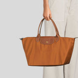LONGCHAMP Le Pliage Original L Handbag Bag Cognac L1626089