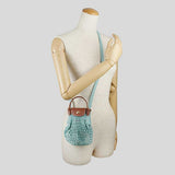 LONGCHAMP Le Pliage Filet XS Mesh Bag Lagoon 10139HVH