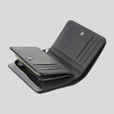 MARC JACOBS The Utility Snapshot Mini Compact Wallet Wolf Grey Multi 2F3SMP062S07