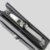 MARC JACOBS The Utility Snapshot Mini Compact Wallet Wolf Grey Multi 2F3SMP062S07