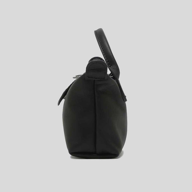 LONGCHAMP Le Pliage Extra XS Leather Pouch Crossbody Black 34205987