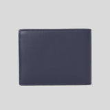 FERRAGAMO Classic Men's Leather Slim Bifold Wallet Midnight 775359