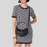 KATE SPADE Nova Crescent Shoulder Bag Black KK949