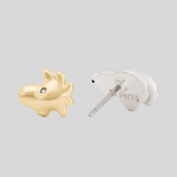 KATE SPADE Snoopy Asymmetrical Studs Silver Multi KN115